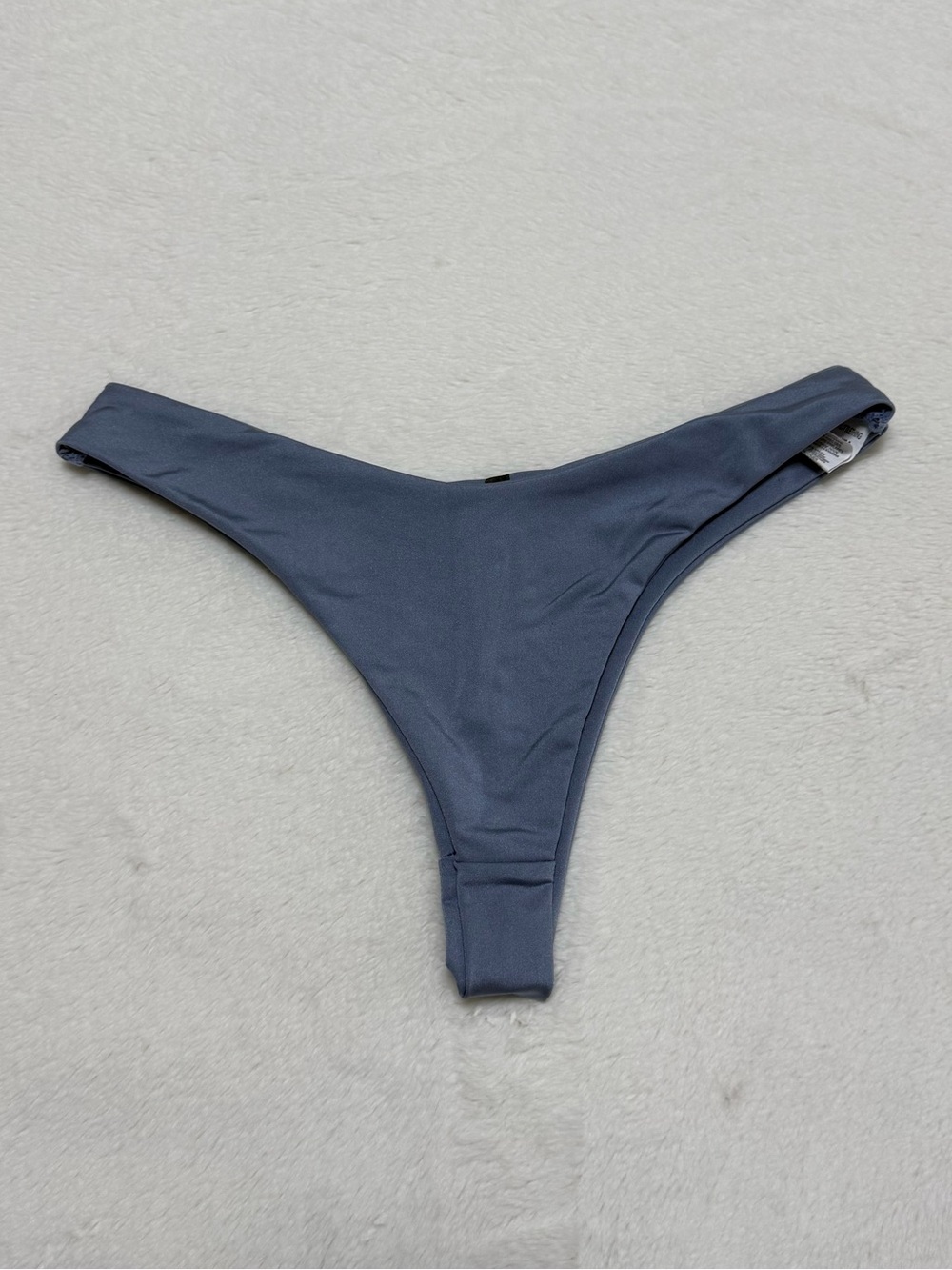 PRETTY LITTLE THING Bikini Bottom Shimmering Blue EUC